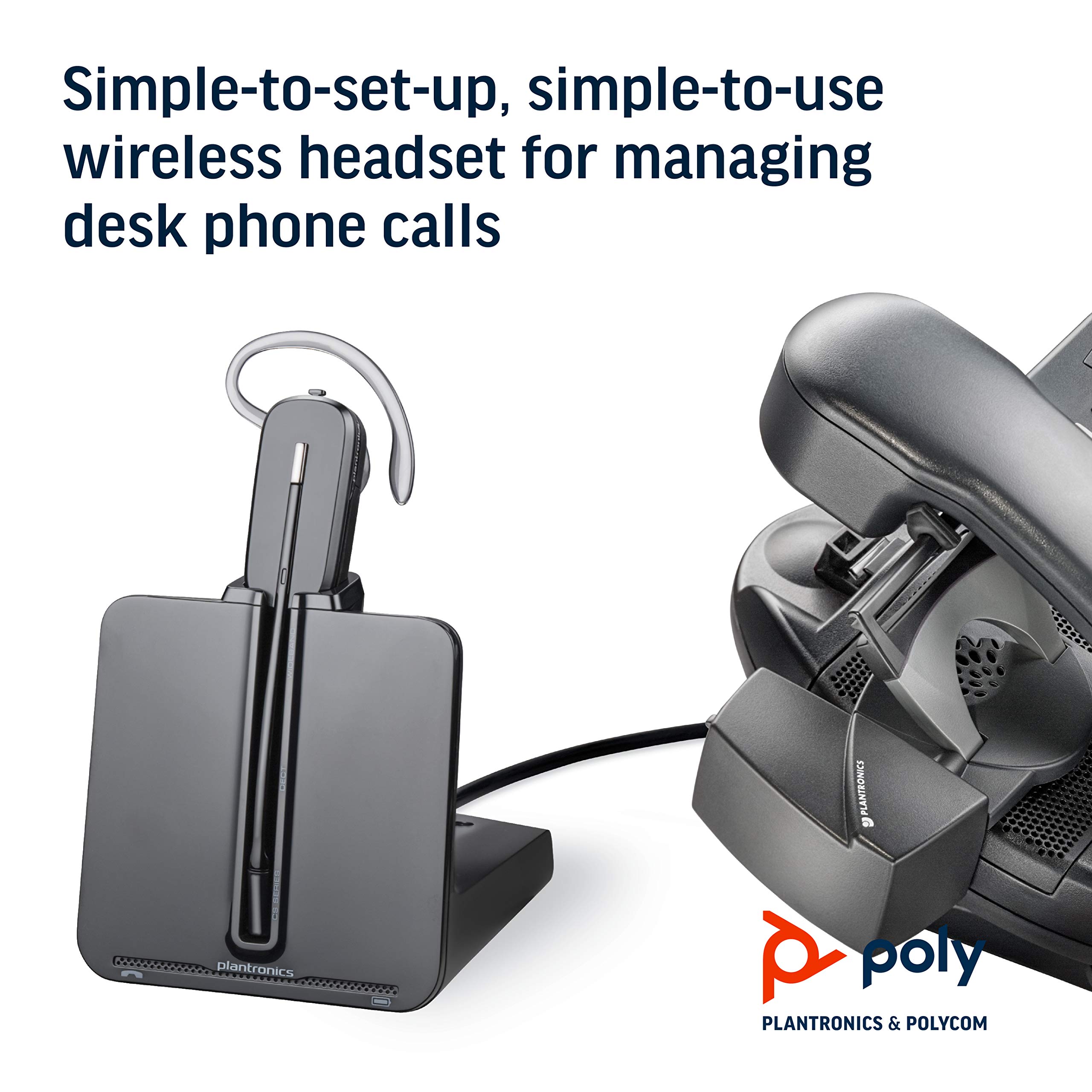 Foto 4 pulgar | Auriculares Inalámbricos Dect Plantronics Cs540 Mono Con Micrófono Con Cancelación De Ruido - Venta Internacional.