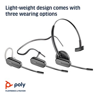 Foto 4 | Auriculares Inalámbricos Dect Plantronics Cs540 Mono Con Micrófono Con Cancelación De Ruido - Venta Internacional.
