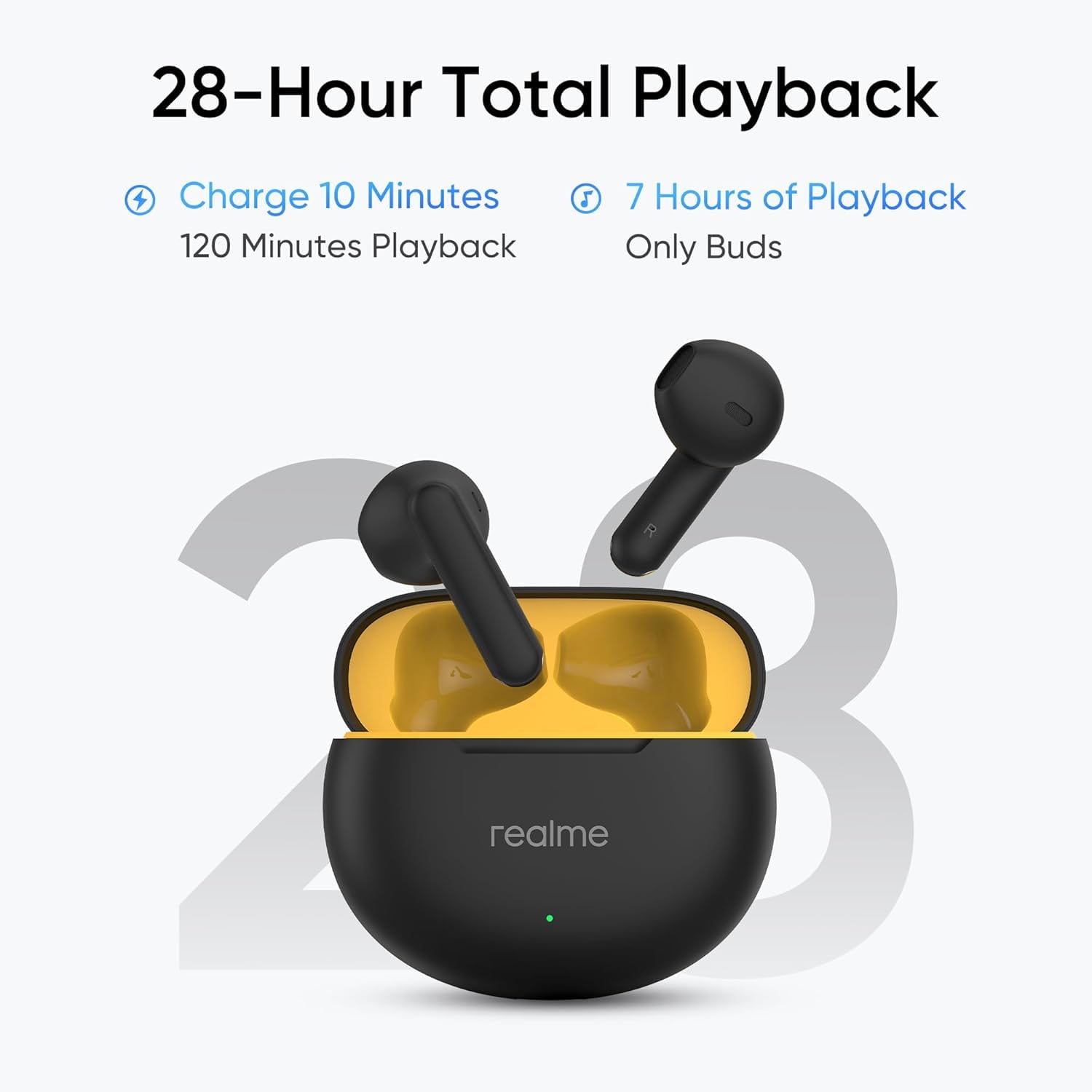 Foto 6 pulgar | Auriculares Realme Buds T01 Truly Wireless Ai Enc Con Batería De 28 Horas - Venta Internacional.