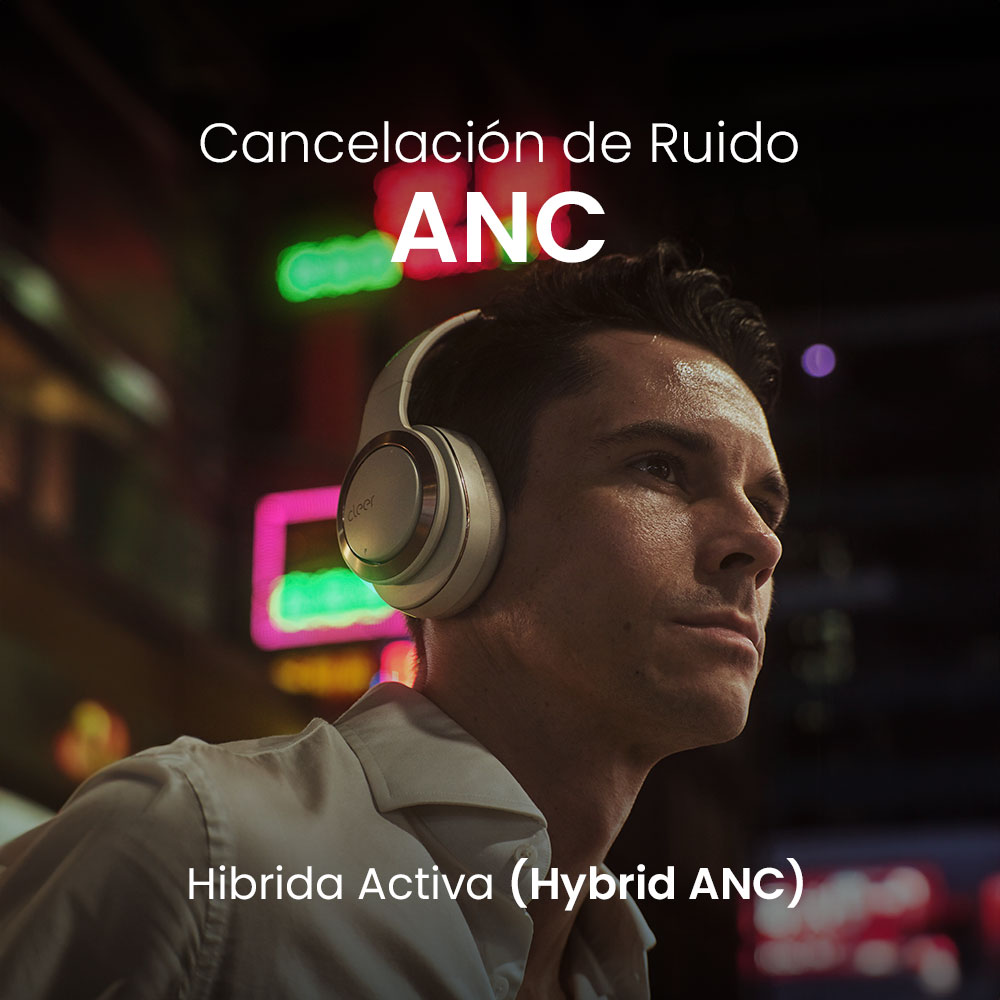Foto 8 pulgar | Audífonos Cleer Enduro Anc Over-ear: 60h Batería  Anc Híbrido  Sonido Hi-fi Plegables Color Gris