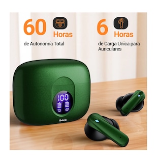 Foto 4 | Audífonos Inalámbricos Bluetooth Verde