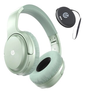 Foto 1 | Auriculares Diadema Inalámbricos Bluetooth Con Microfono120h Verdes