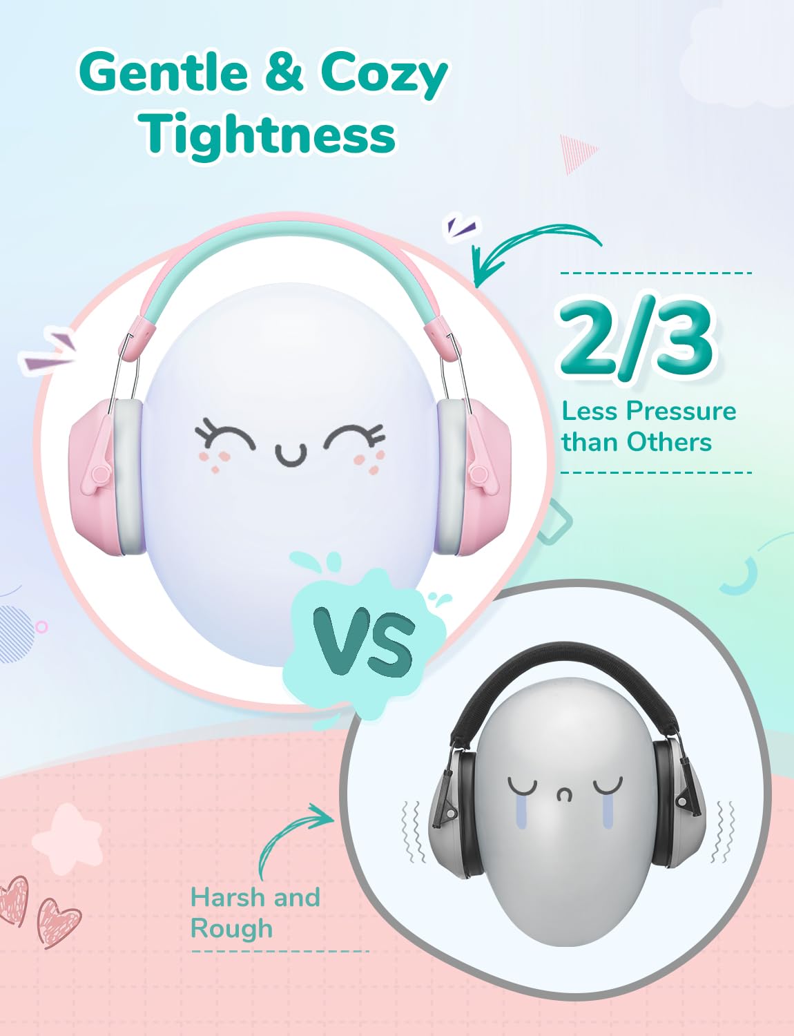 Foto 4 | Auriculares Con Cancelación De Ruido Iclever Em01 Para Niños/adultos - Venta Internacional.