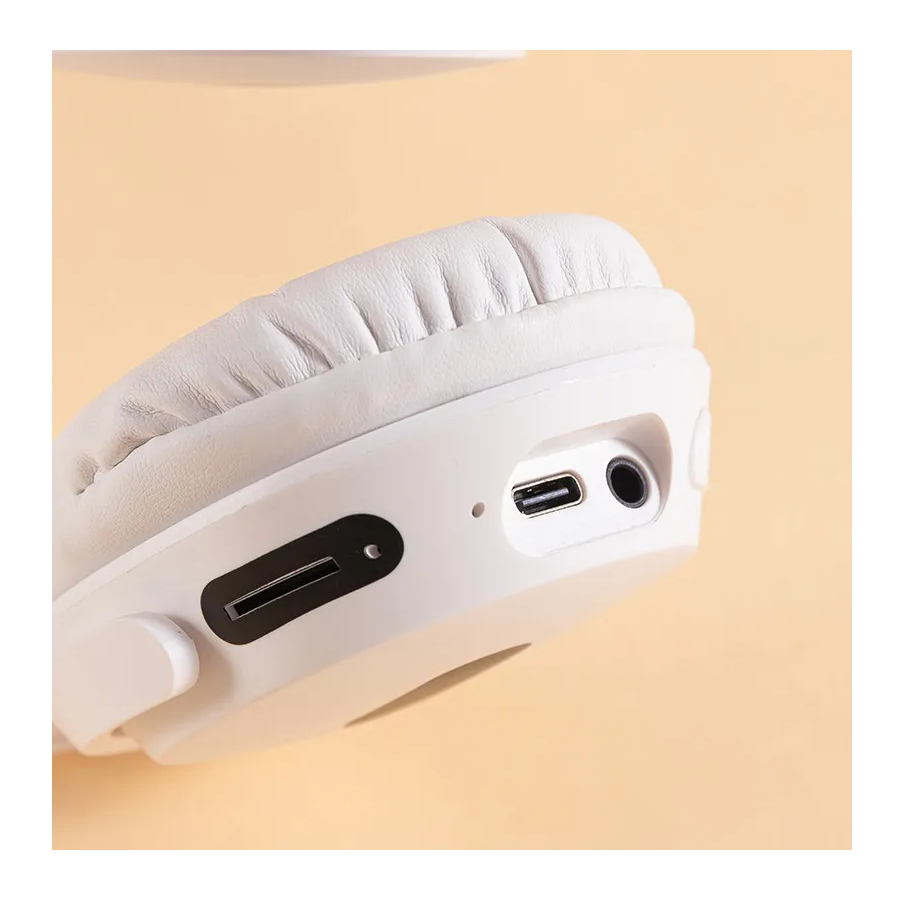 Foto 6 pulgar | Auricular Diadema Bluetooth Bajo Blanco