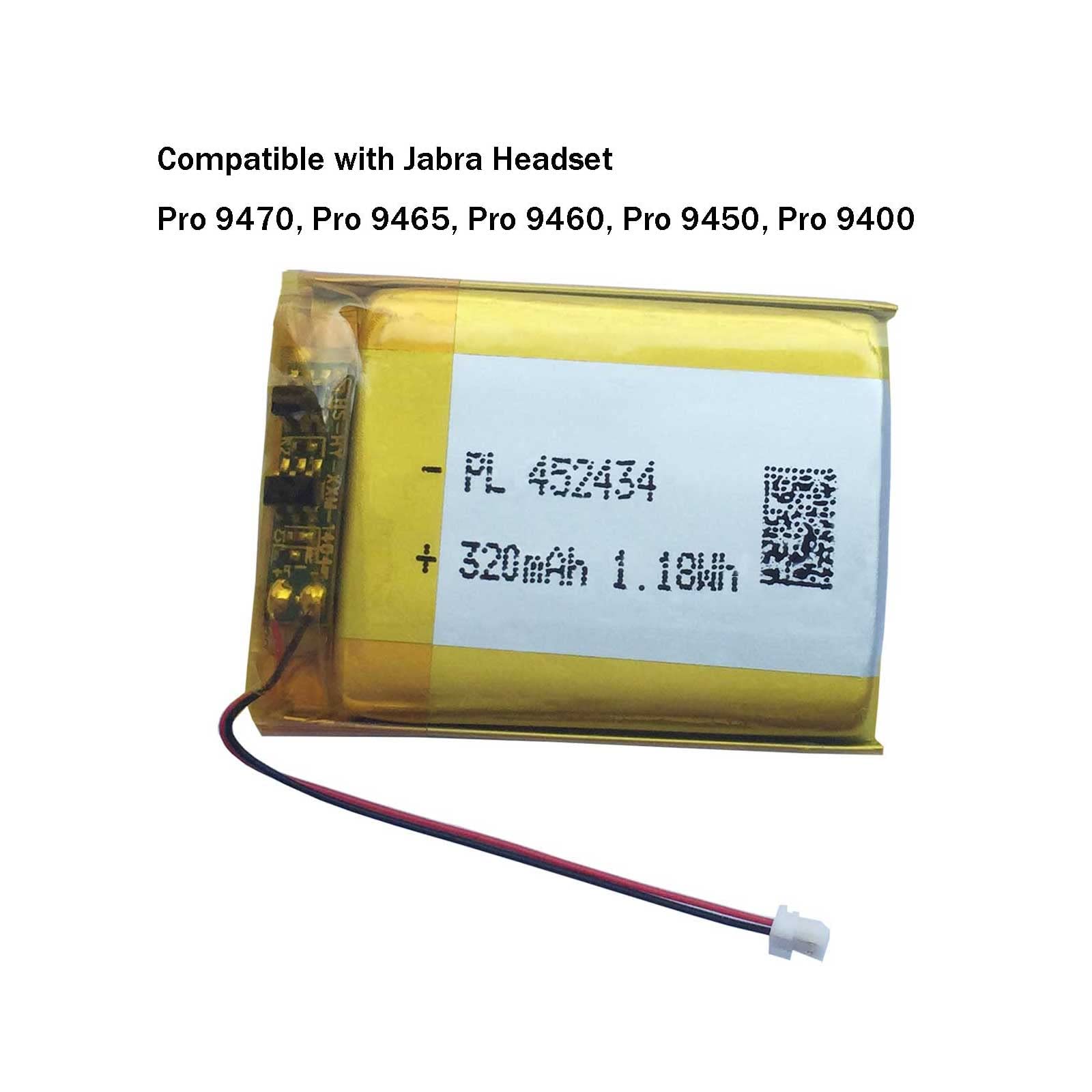 Foto 4 pulgar | Batería De Repuesto Alikes 320mah Ahb412434pj Para Jabra - Venta Internacional.