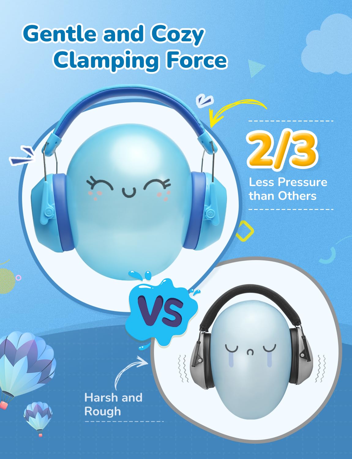 Foto 4 | Auriculares Con Cancelación De Ruido Iclever Em01 Para Niños/adultos - Venta Internacional.
