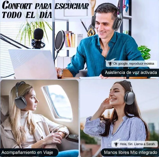 Foto 4 pulgar | Xtellar Auriculares Gamer Premium Inalámbricos Con Micrófono Integrado Y Tecnología Bluetooth 5.1