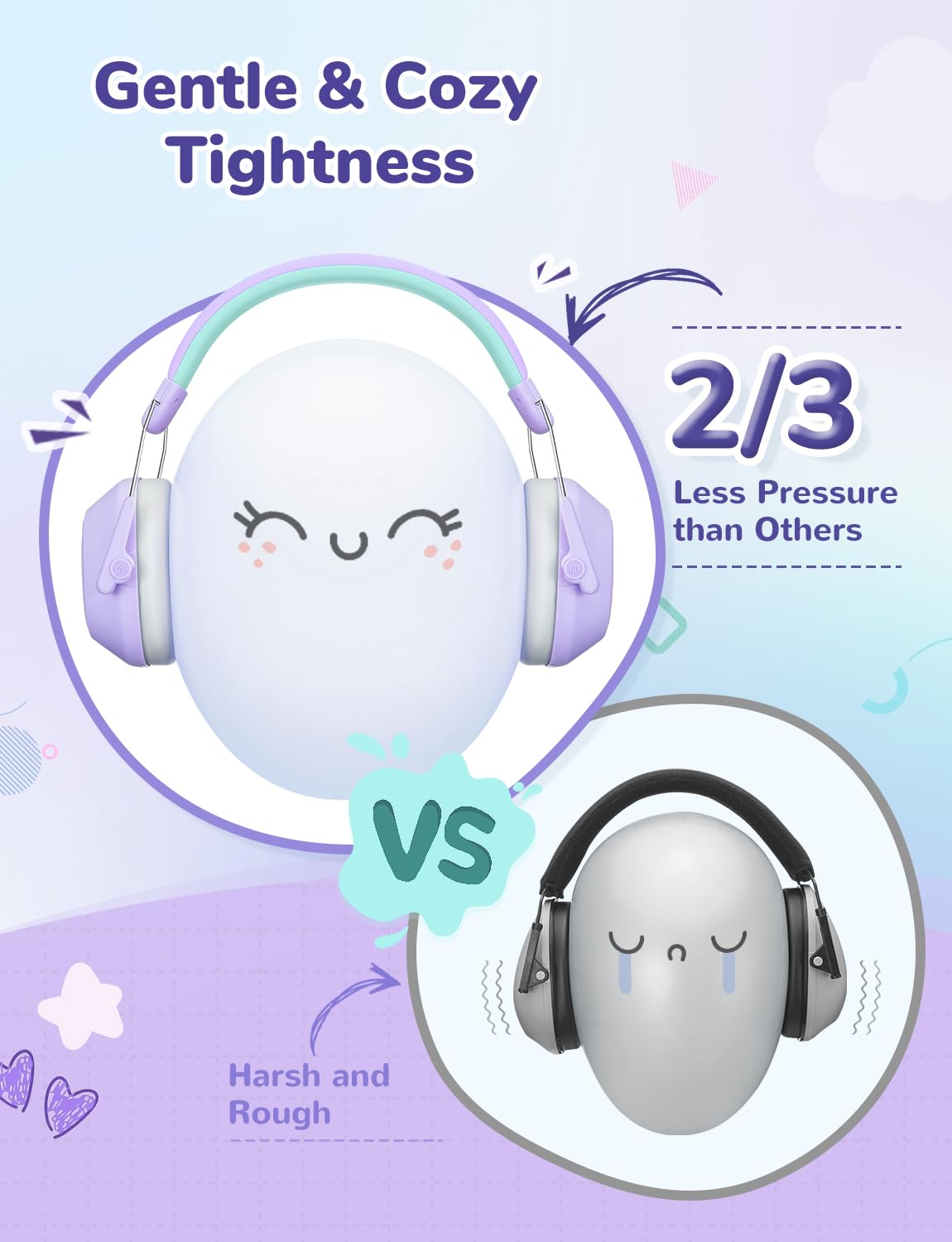 Foto 4 | Auriculares Con Cancelación De Ruido Iclever Em01 Para Niños/adultos - Venta Internacional.