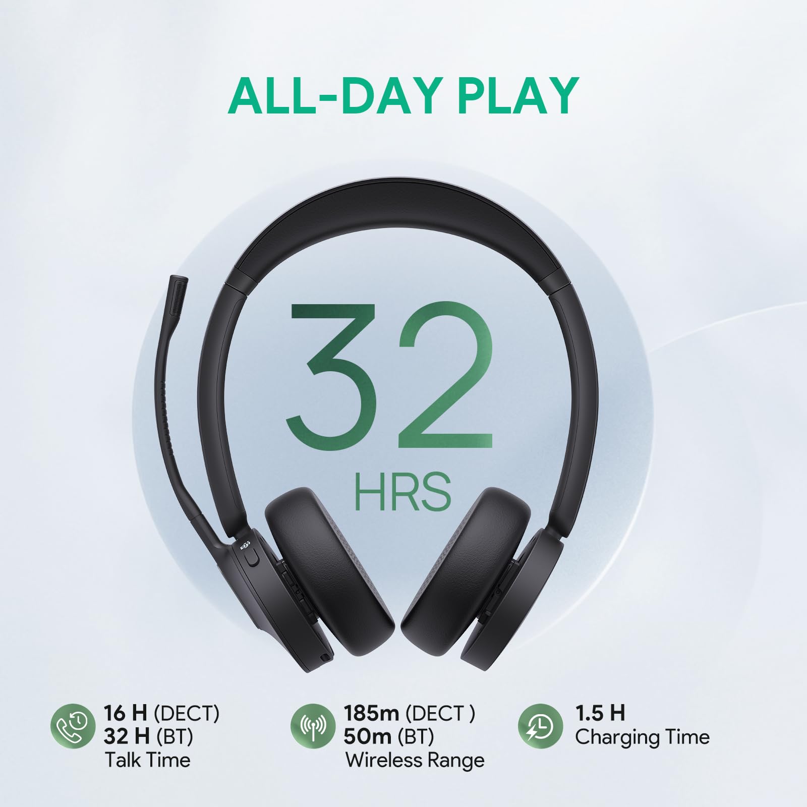 Foto 5 | Auriculares Inalámbricos Yealink Wh64 Dect Y Bluetooth Dual Uc Zoom - Venta Internacional.