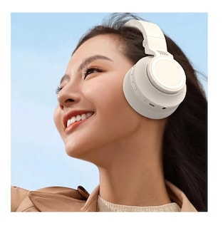Foto 5 | Auriculares Inalámbricos Bluetooth Diadema Naranja Claro