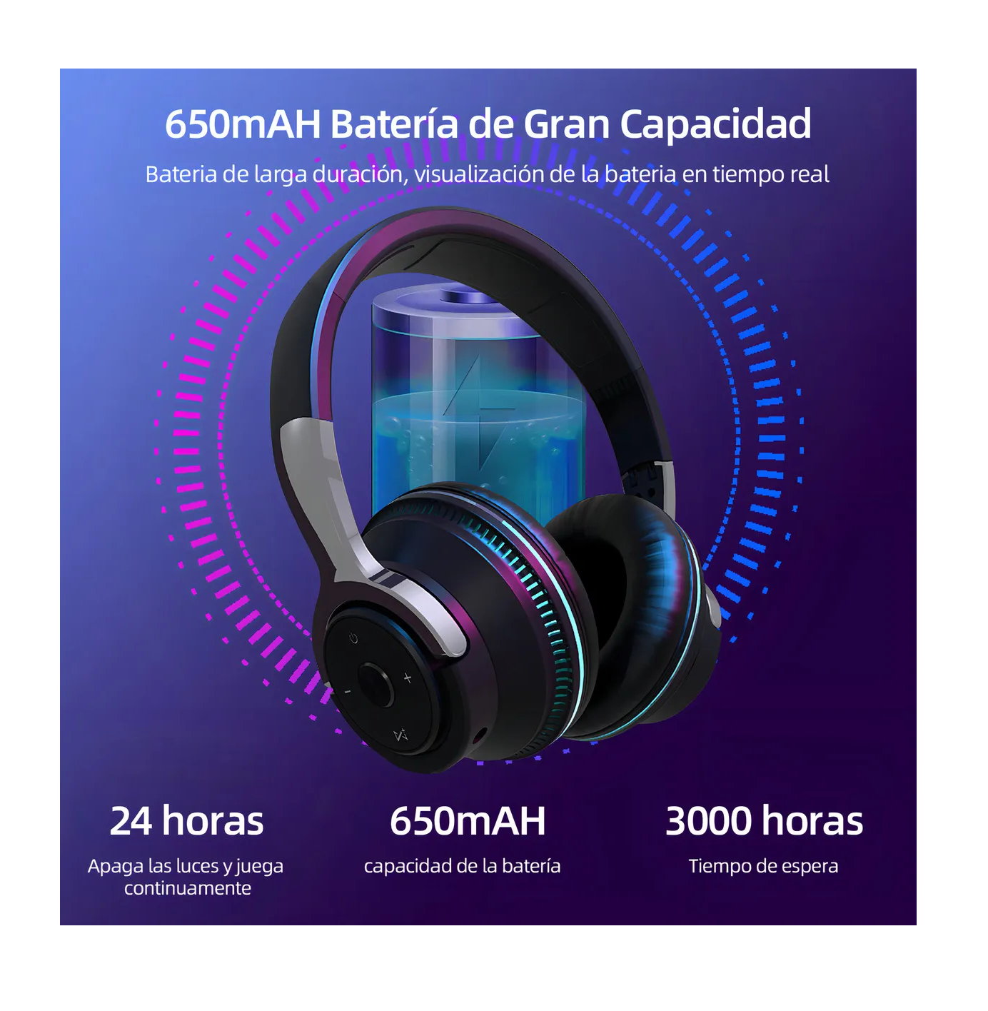 Foto 4 | Audífonos Inalámbricos Bluetooth