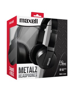 Foto 2 | Audífonos Maxell Solid2 Metalz color Negro Alámbricos con Cable Desmontable