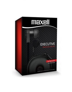 Foto 3 | Audífonos Executive Maxell con Estuche y Micrófono color Negro