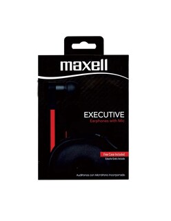 Foto 3 | Audífonos Maxell con Estuche y Micrófono color Negro