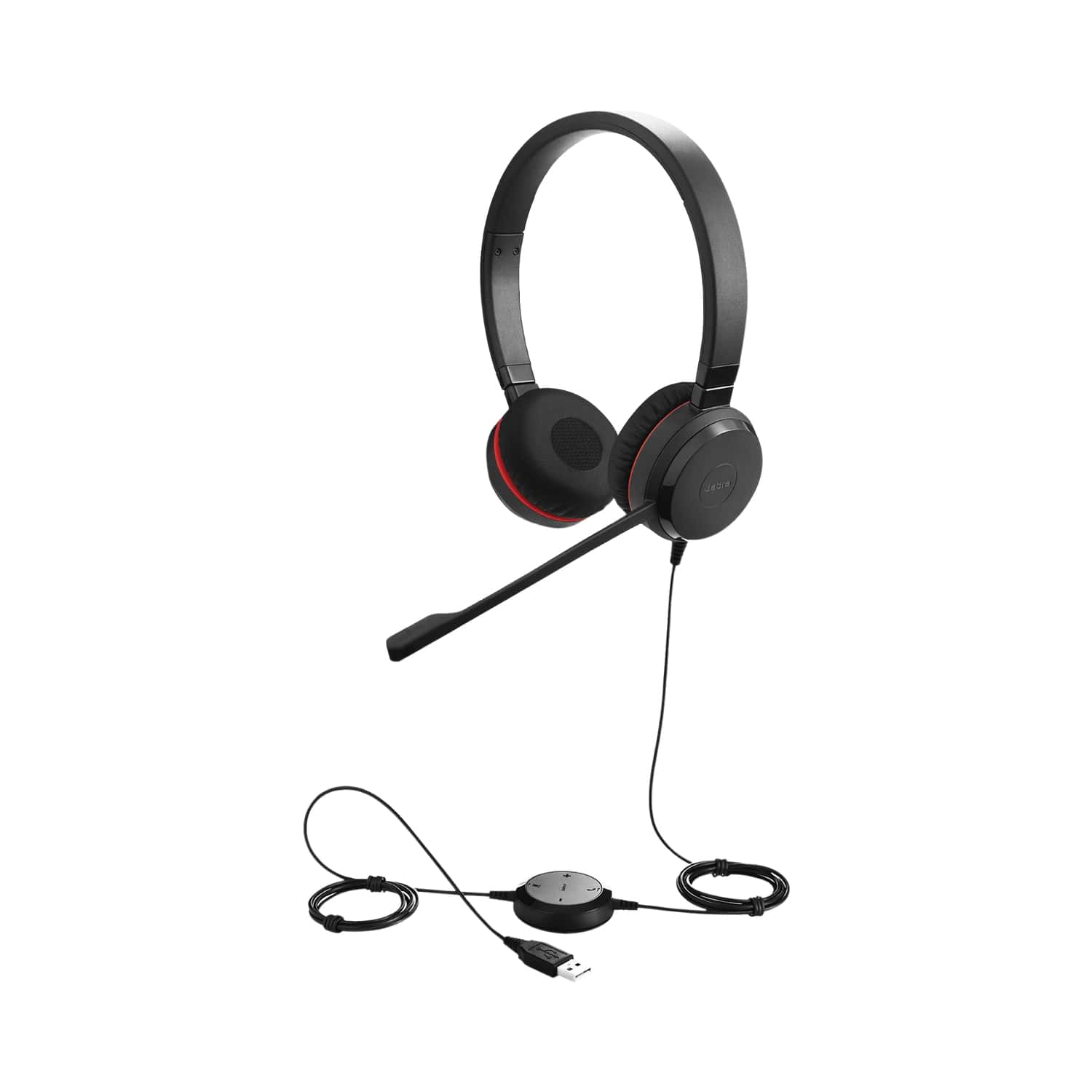 Foto 2 pulgar | Audífonos Jabra Evolve 30 Duo con Conexión Usb/ 3.5mm/ Micrófono con Cancelación de Ruido