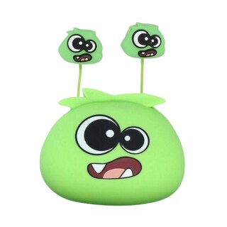 Foto 1 | Audífonos Alámbricos Gadgets&Fun Diseño Monstruo Manos Libres Con Estuche De Viaje Color Verde