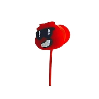 Foto 3 | Audífonos Alámbricos Gadgets&Fun Diseño Monstruo Manos Libres Con Estuche De Viaje Color Rojo