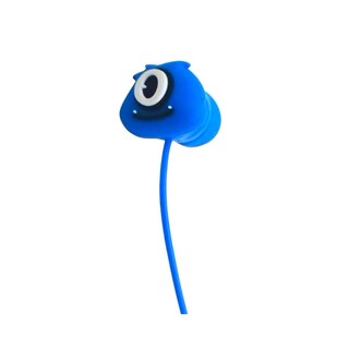Foto 3 | Audífonos Alámbricos Gadgets&Fun Diseño Monstruo Manos Libres Con Estuche De Viaje Color Azul