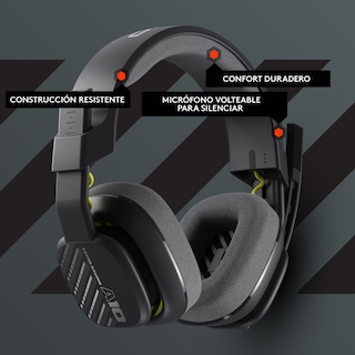 Foto 7 | Audífonos Diadema Gamer Astro A10 Alambrico 939-002056 3.5mm Color Negro