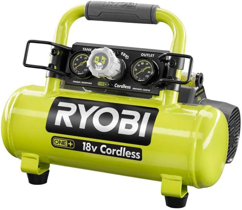 Unidad Compresora de Aire Ryobi P739 color Verde