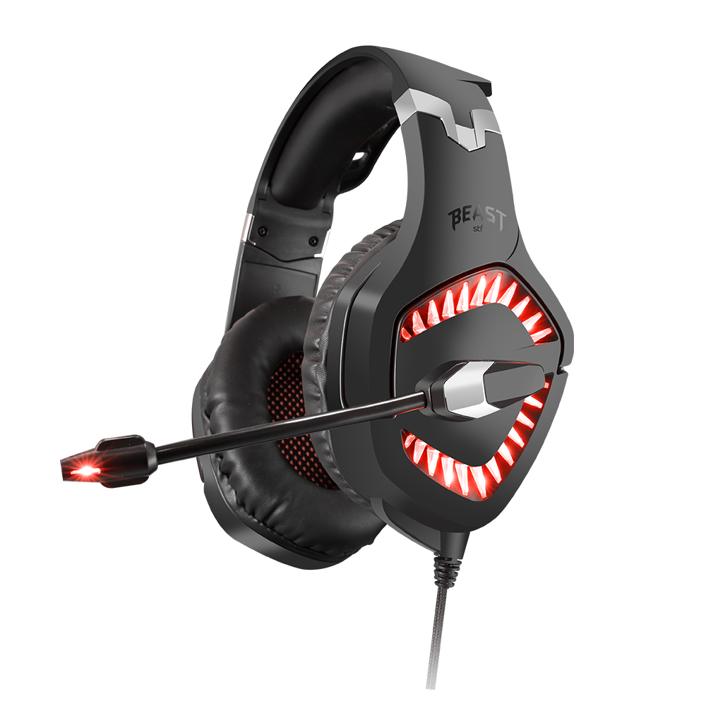 Audífonos Gaming STF Muspell Ultimate 7.1 Stf color Negro