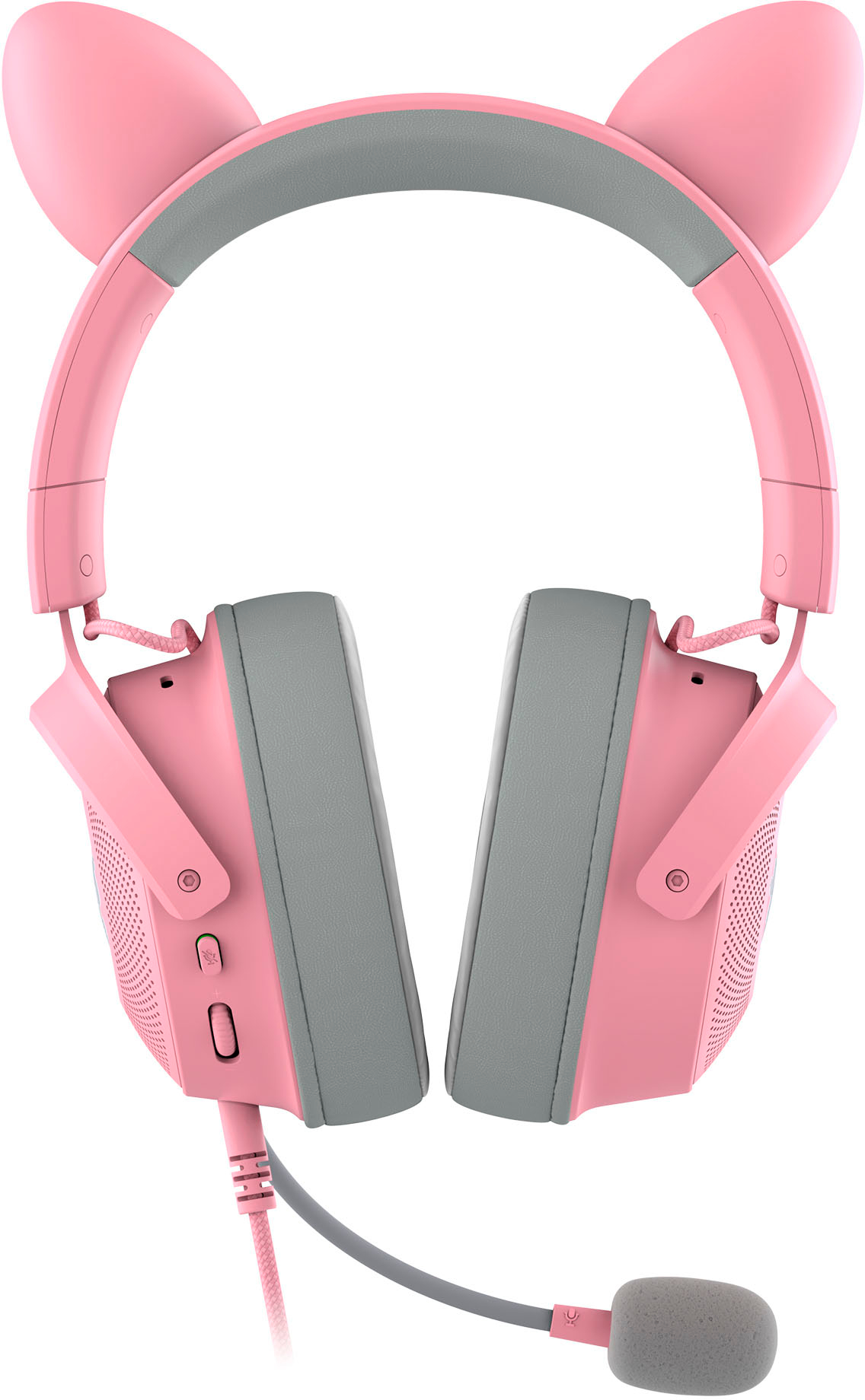 Foto 3 | Auriculares Rgb con Cable y Orejas Intercambiables Razer Kraken Kitty V2 Pro color Rosa