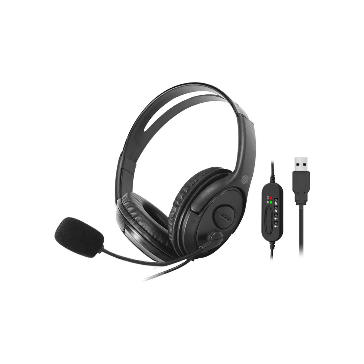 Foto 2 pulgar | Audífonos con Micrófono Select Sound H1-AA Alámbricos USB Negro