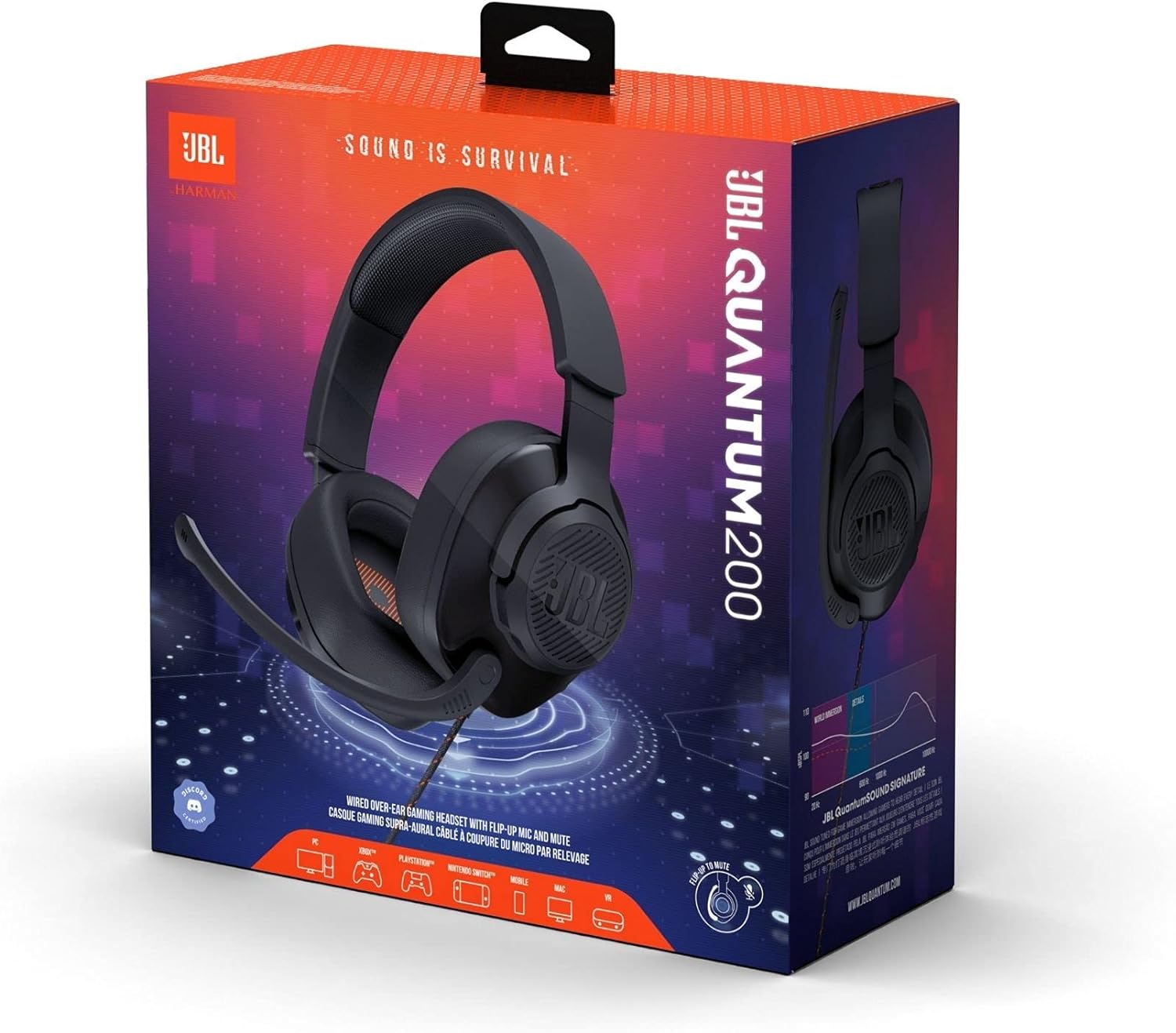 Foto 8 pulgar | Audífonos Gamer Jbl Quantum 200 Negro