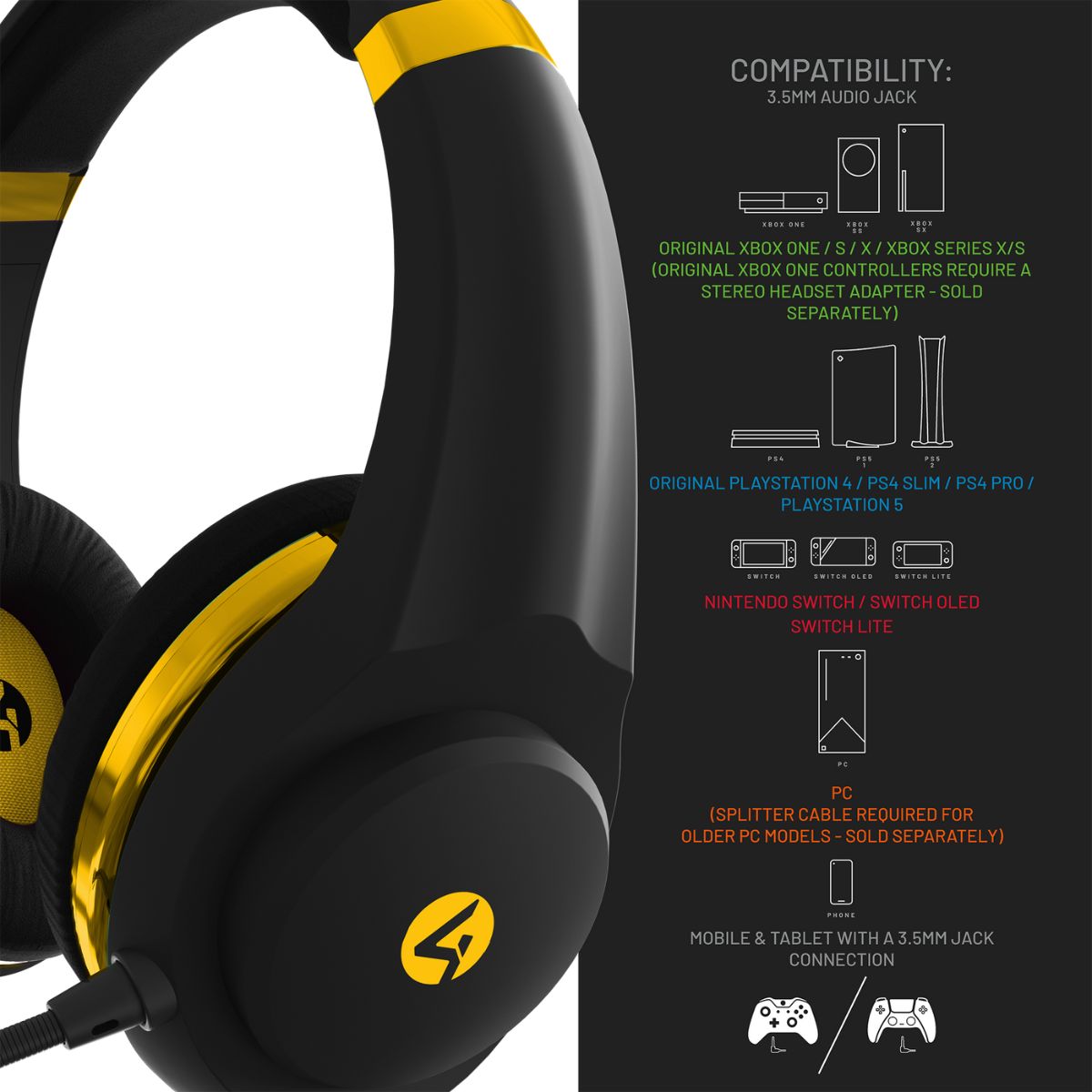 Foto 5 pulgar | Audífonos Gamer 4Gamers Conexión 3.5 MM Altavoces 40 MM