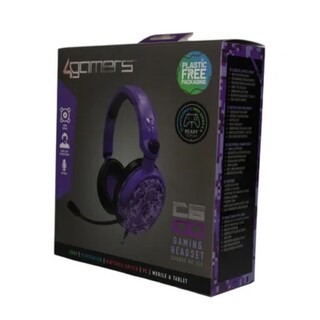 Foto 4 | Audífonos Gamer 4Gamers C6-100 Púrpura Conexión 3.5 MM Altavoces 40 MM