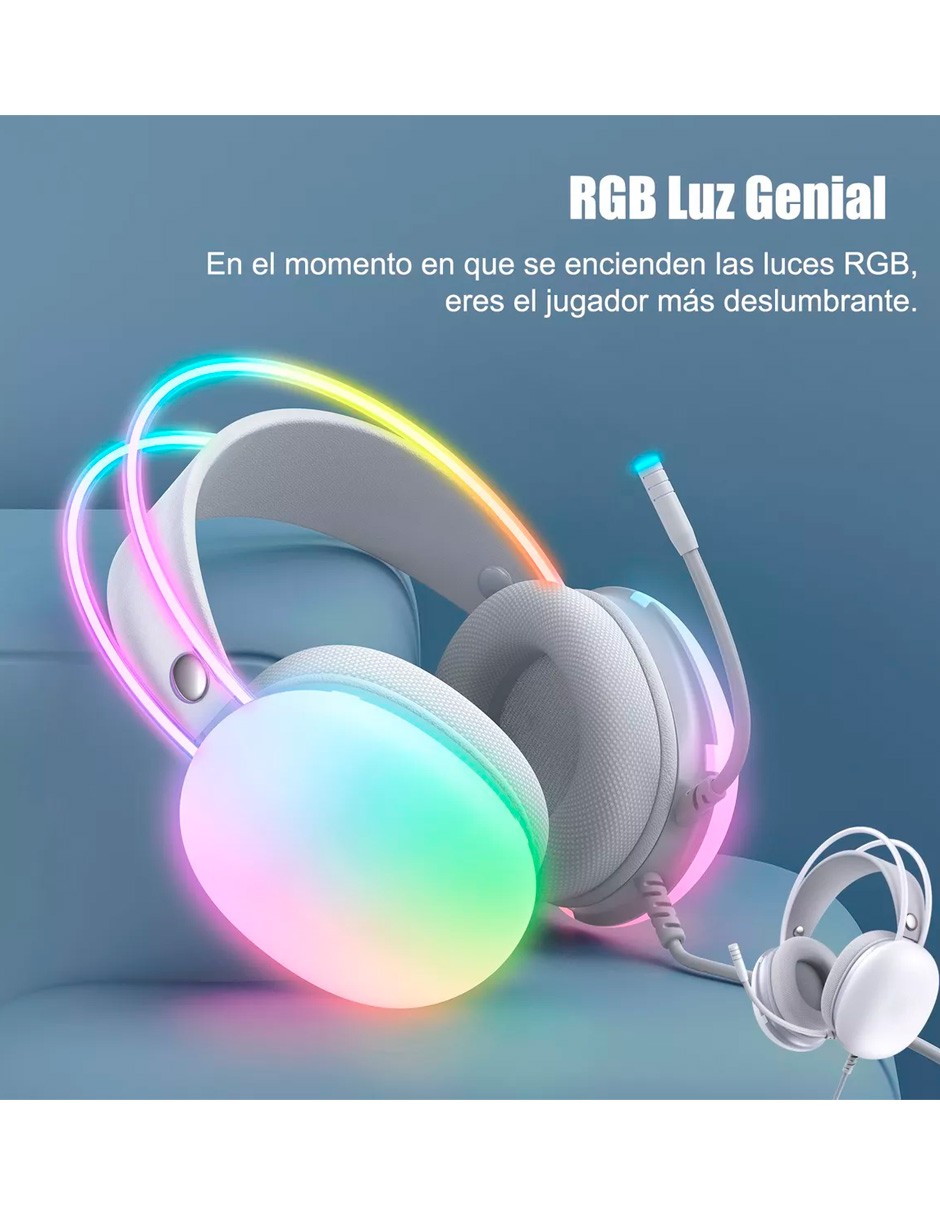 Foto 2 | Audífonos Gamer X25-001 Petukita Box con Micrófono y Luz Rgb