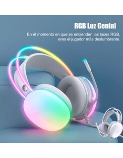 Foto 2 | Audífonos Gamer X25-001 Petukita Box con Micrófono y Luz Rgb