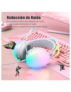 Foto 3 | Audífonos Gamer X25-001 Petukita Box con Micrófono y Luz Rgb
