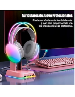 Foto 6 | Audífonos Gamer X25-001 Petukita Box con Micrófono y Luz Rgb