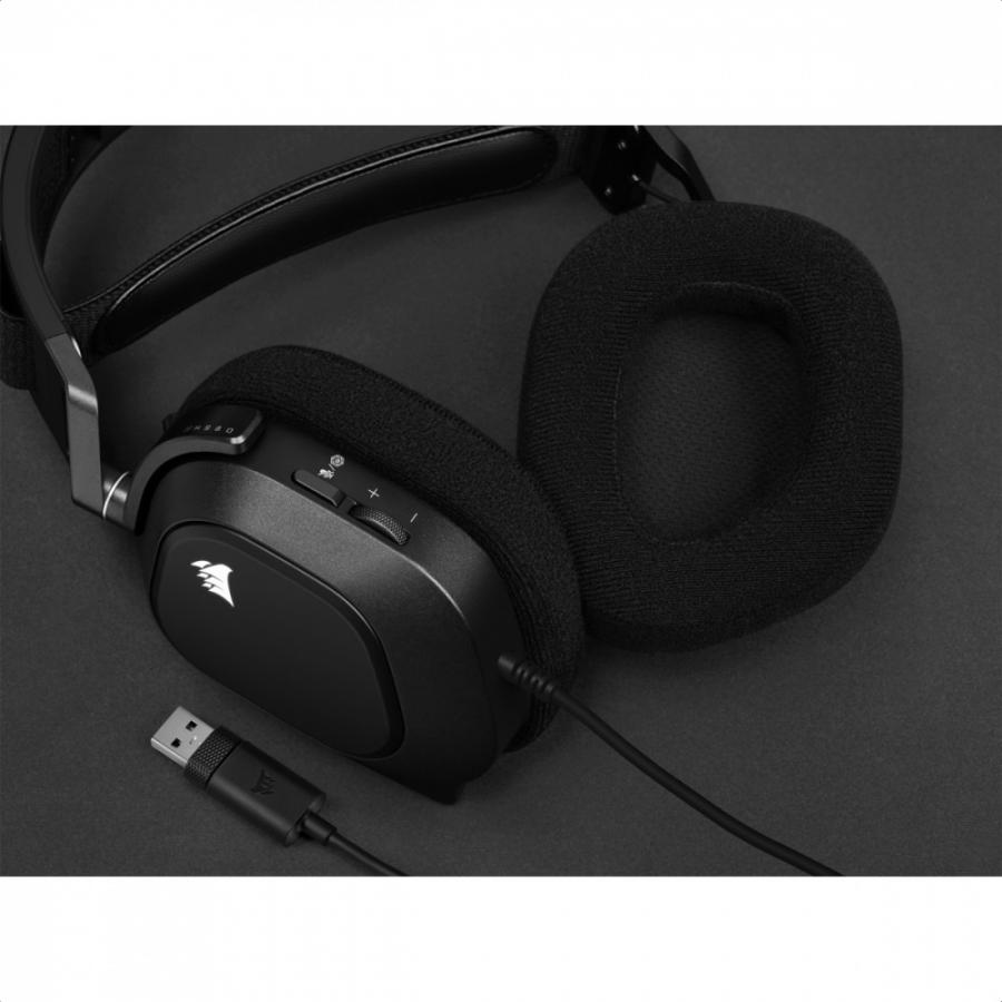 Foto 6 pulgar | Diadema Corsair Hs80 Rgb Usb Surround 7.1 Dolby Gaming Carbon Ca-9011237-na