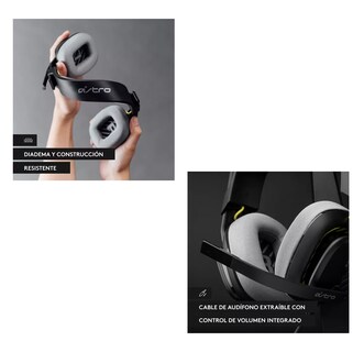 Foto 3 | Audífonos Logitech Astro con Micrófono Negro