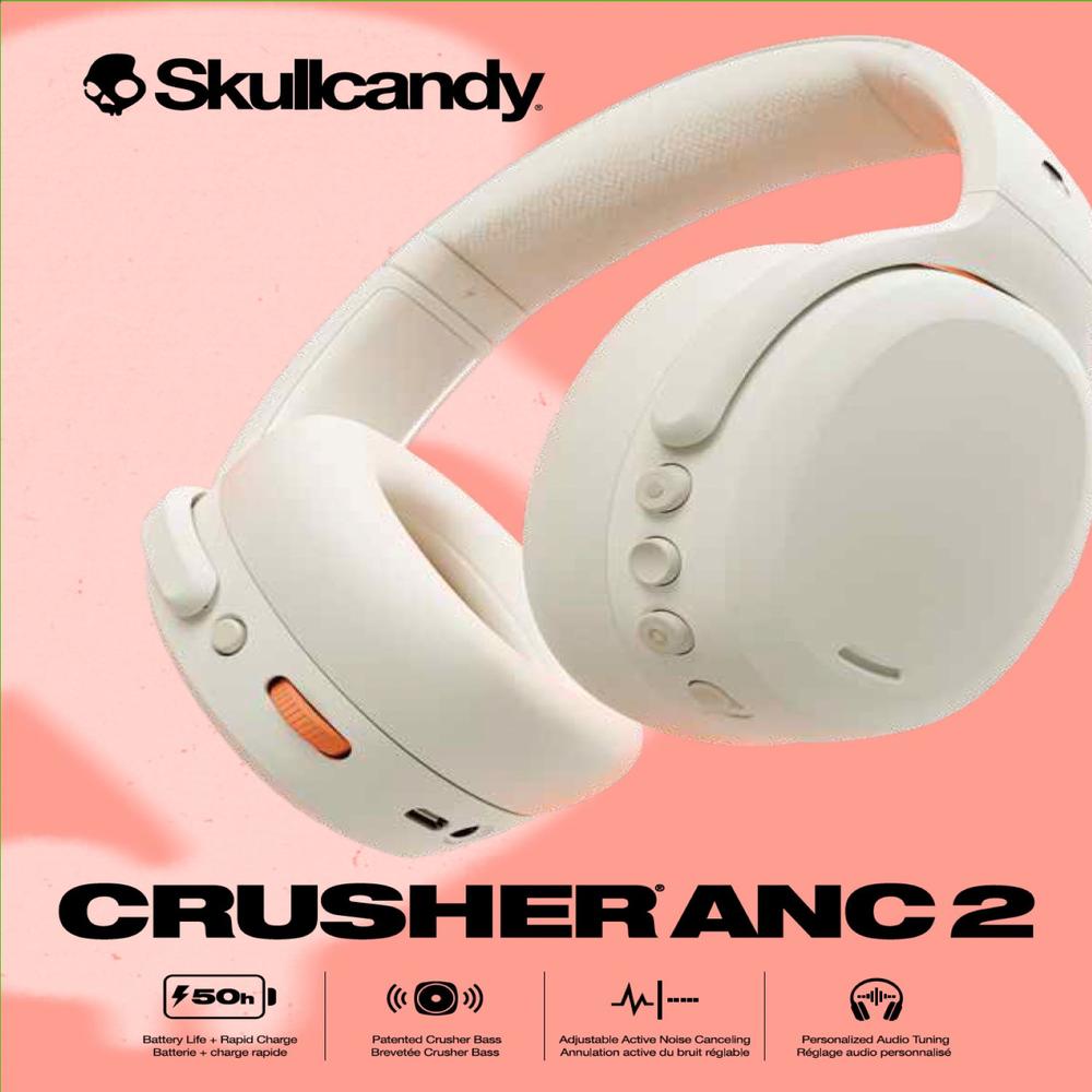 Foto 5 pulgar | Audífonos Skullcandy Crusher Anc 2 Inalámbricos