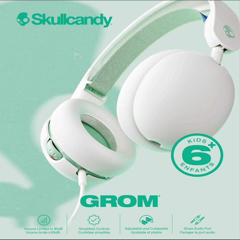 Foto 7 pulgar | Audífonos Skullcandy Grom Over-ear Alámbricos Infantil