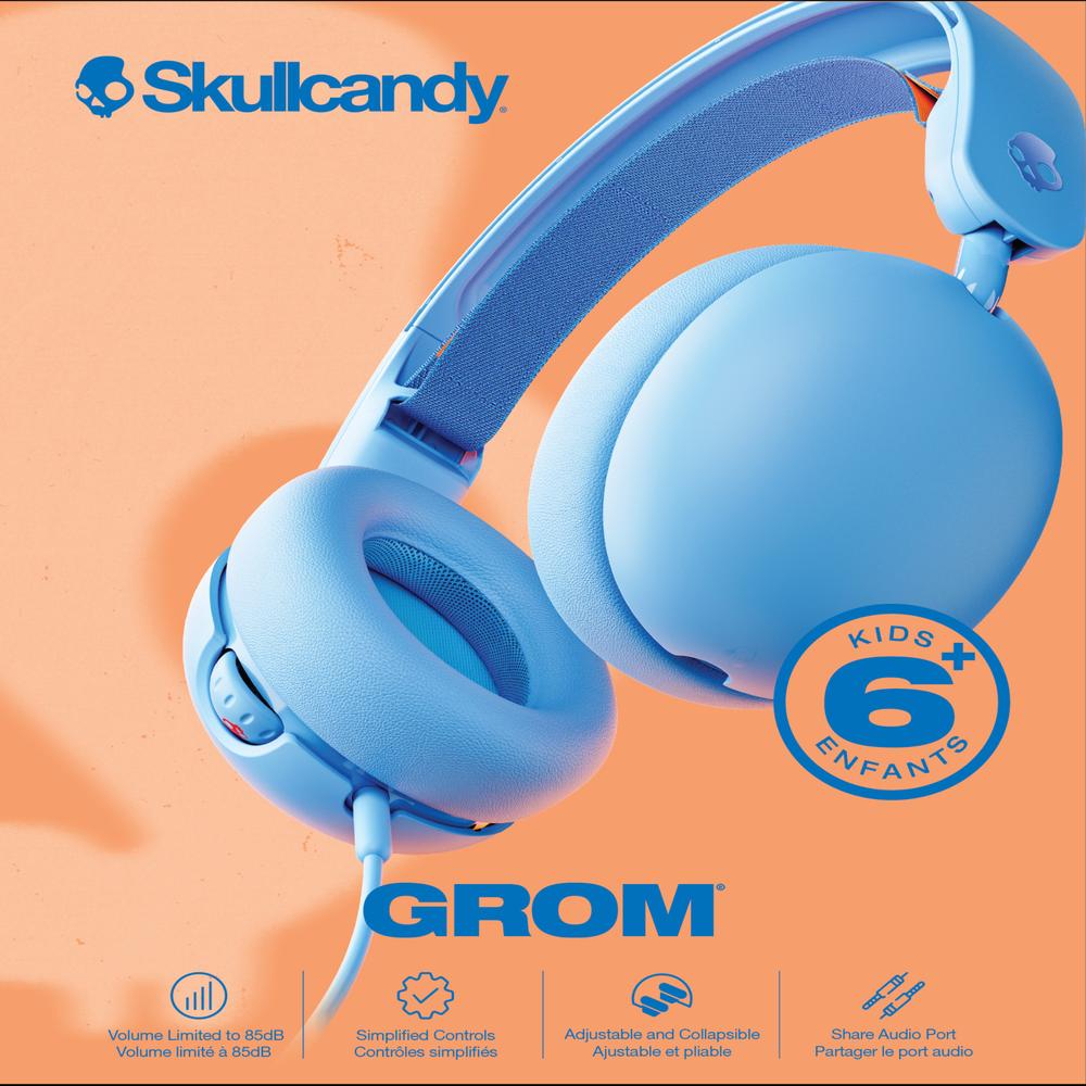 Foto 7 pulgar | Audífonos Skullcandy Grom Over-ear Alámbricos Infantil