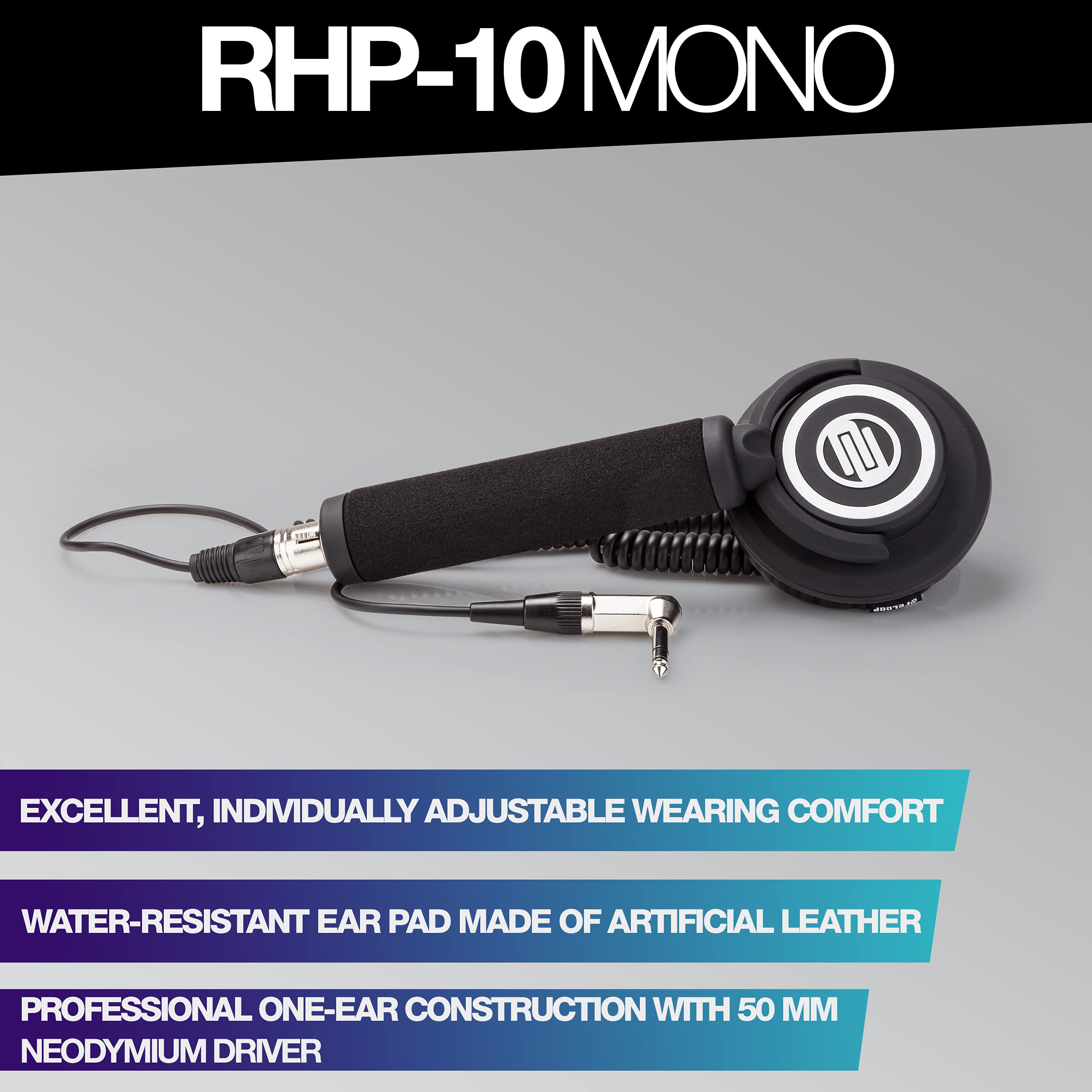 Foto 5 pulgar | Auriculares Reloop Rhp 10 Mono Professional One-ear Con Controlador De 50 Mm - Venta Internacional.