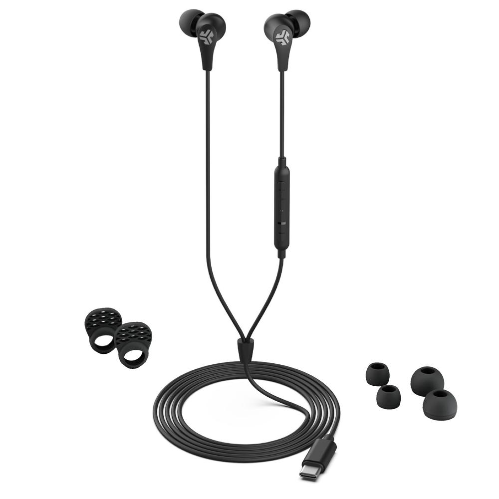Foto 3 pulgar | Audífonos Alámbricos Tipo C Negro Jlab