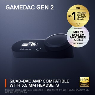 Foto 2 | Amplificador De Audio Steelseries Gamedac Gen 2 Hi-res Pc Ps5 Ps4 - Venta Internacional.