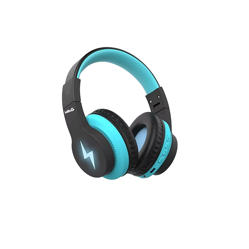 Auriculares Bluetooth Lab.g Diadema Inalámbricos 45 H Para Niños Negro Azul