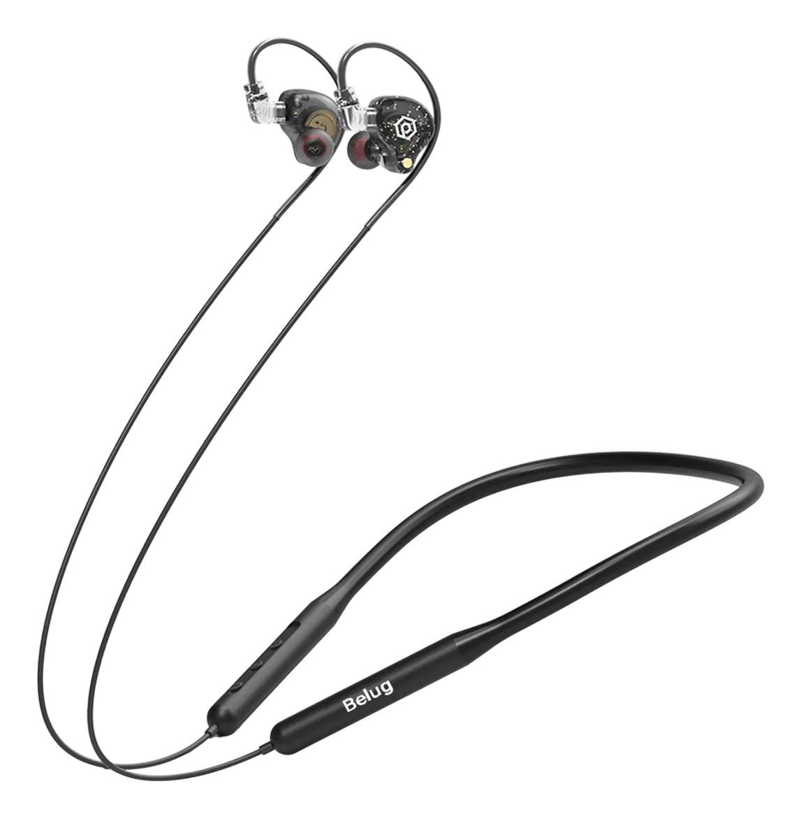Foto 1 | Audífonos Bluetooth Inalámbrico Extraíble Belug,  Negro