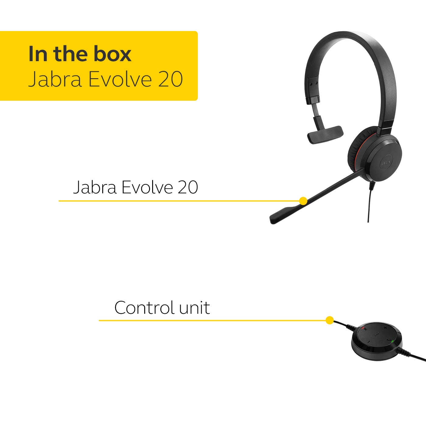Foto 7 pulgar | Auriculares Con Cable Jabra Evolve 20 Ms Teams Con Conexión Usb - Venta Internacional.