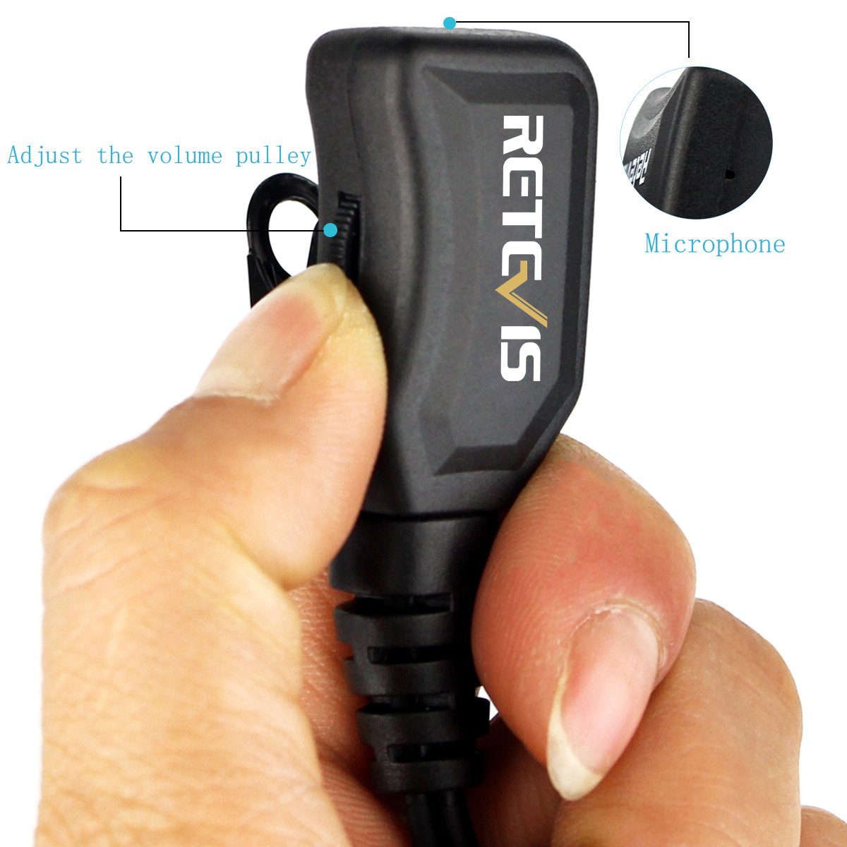Foto 5 pulgar | Auricular Walkie Talkie Retevis Cp185 Cp200d Para Motorola - Venta Internacional.