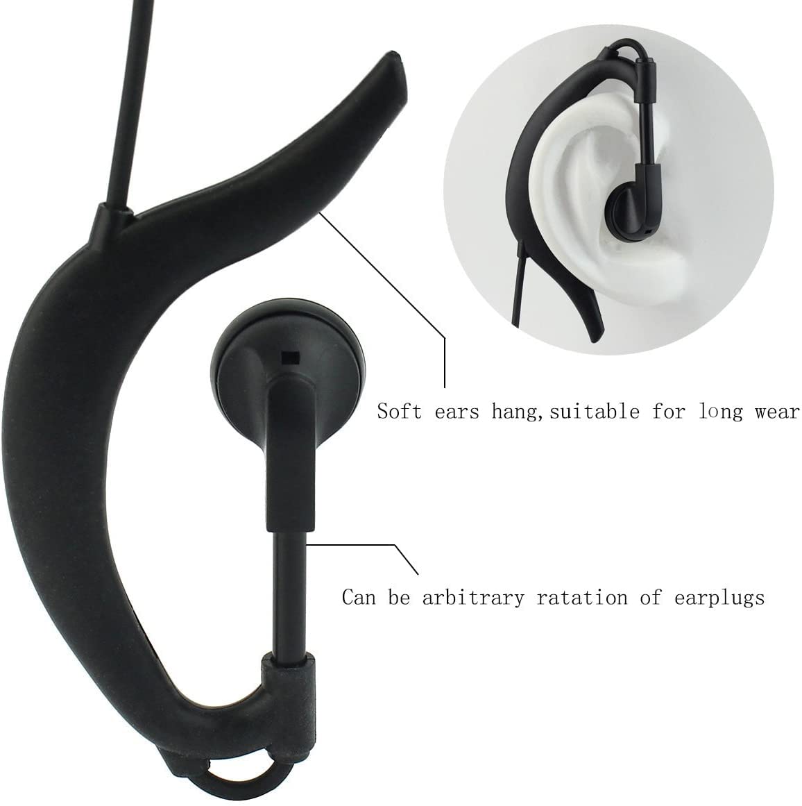 Foto 7 pulgar | Auricular Walkie Talkie Retevis Cp185 Cp200d Para Motorola - Venta Internacional.