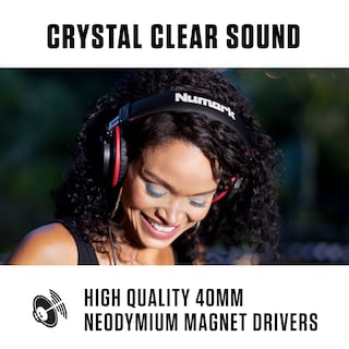 Foto 2 | Auriculares Para Dj Numark Hf175 Con Parte Trasera Cerrada Y Cable De 3 M - Venta Internacional.
