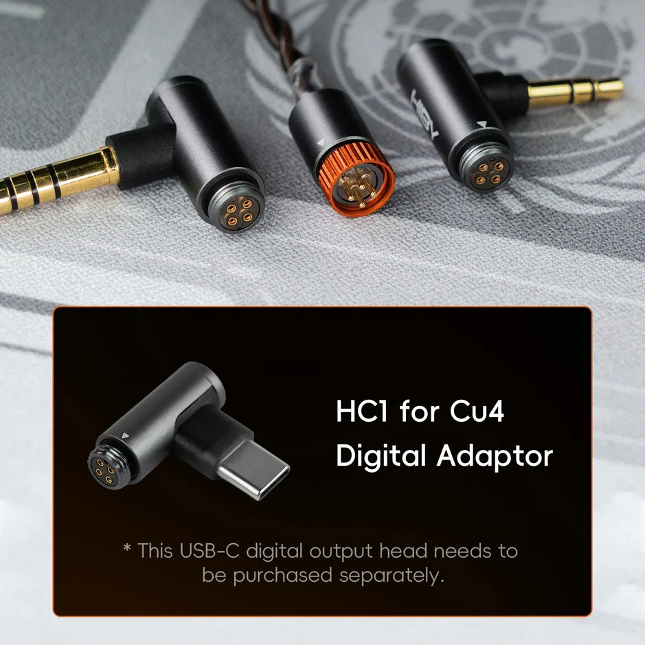 Foto 6 pulgar | Audífonos Hires con Drivers de Cristal Líquido Y Usb-c Hiby  Yacht10 Pro