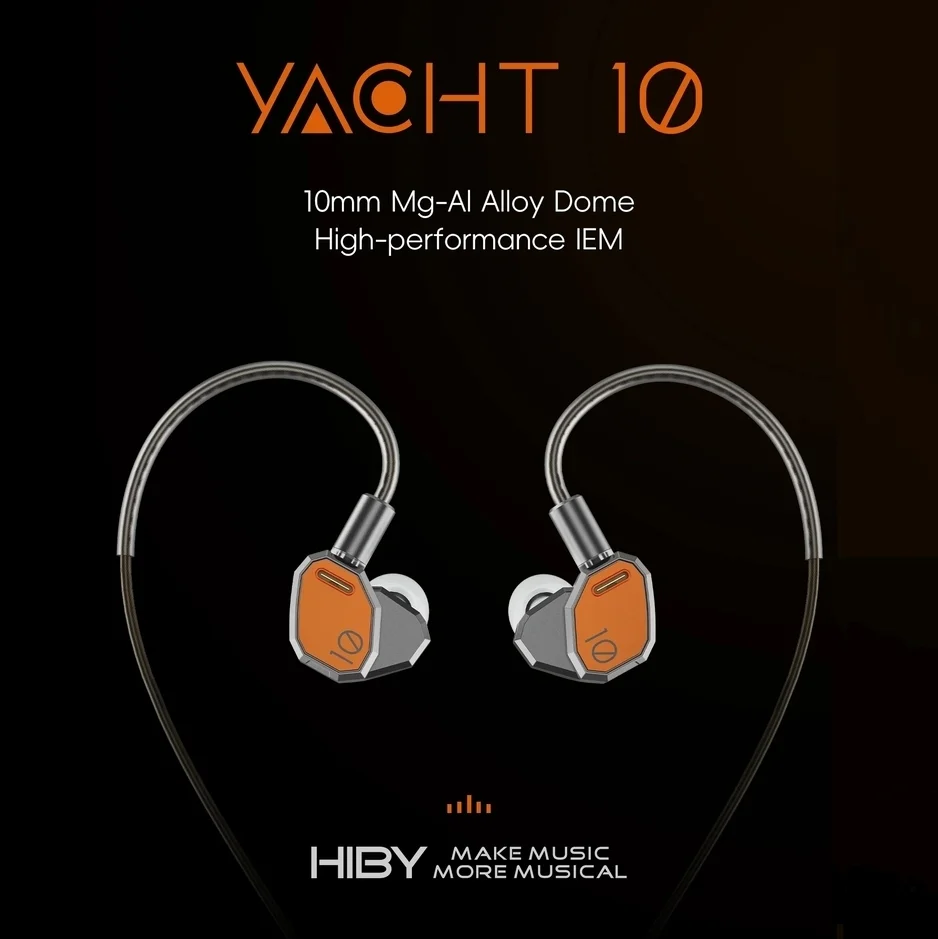 Foto 7 pulgar | Audífonos Hires con Drivers de Cristal Líquido Y Usb-c Hiby  Yacht10 Pro